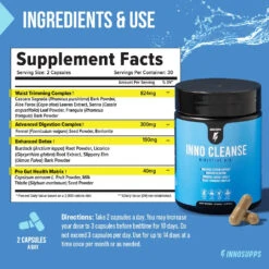 Inno Cleanse -Peak Wellness Shop 2 supplementfacts