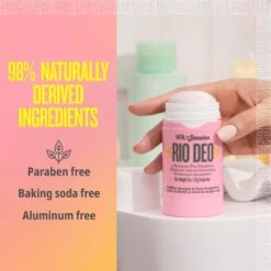 Rio Deo Aluminum-Free Deodorant Cheirosa 68 -Peak Wellness Shop Rio Deo Aluminum Free Deodorant Cheirosa 68 Sol de Janeiro 6