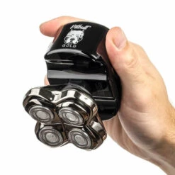 Pitbull Gold PRO Head And Face Shaver (USB Charging Cable) 13 Pitbull Gold PRO Head And Face Shaver (USB Charging Cable) -Peak Wellness Shop goldProWith4HeadBladeHold2 1080x 3877853e ef75 4776 832b 1360e3317323