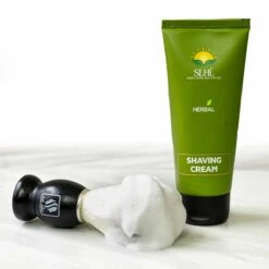 Herbal Shaving Cream Full Size -Peak Wellness Shop shavingBrushWithSLHLShavingCreamLather web cb6971df ce18 4d71 ba82 9a08bab36421