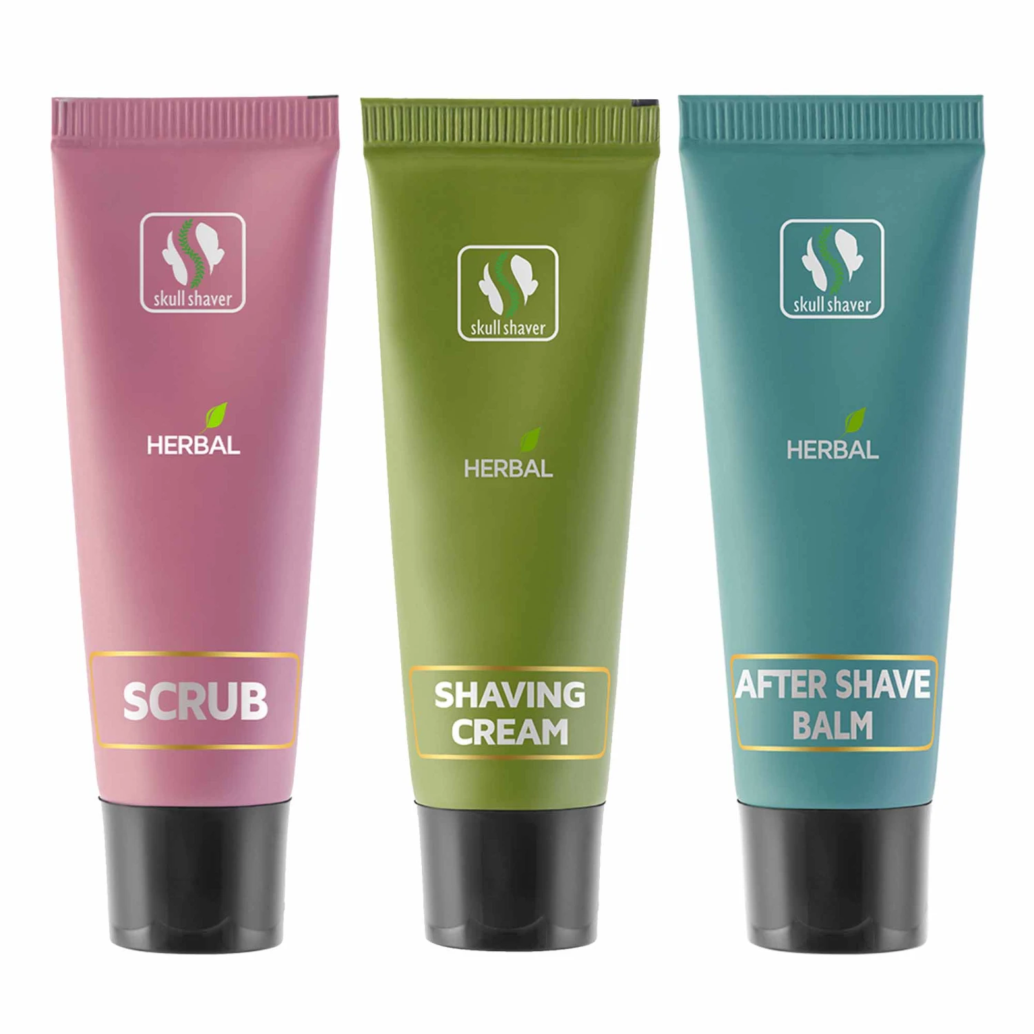 Herbal Balm, Scrub, And Shaving Cream Travel Kit 1 Herbal Balm, Scrub, And Shaving Cream Travel Kit